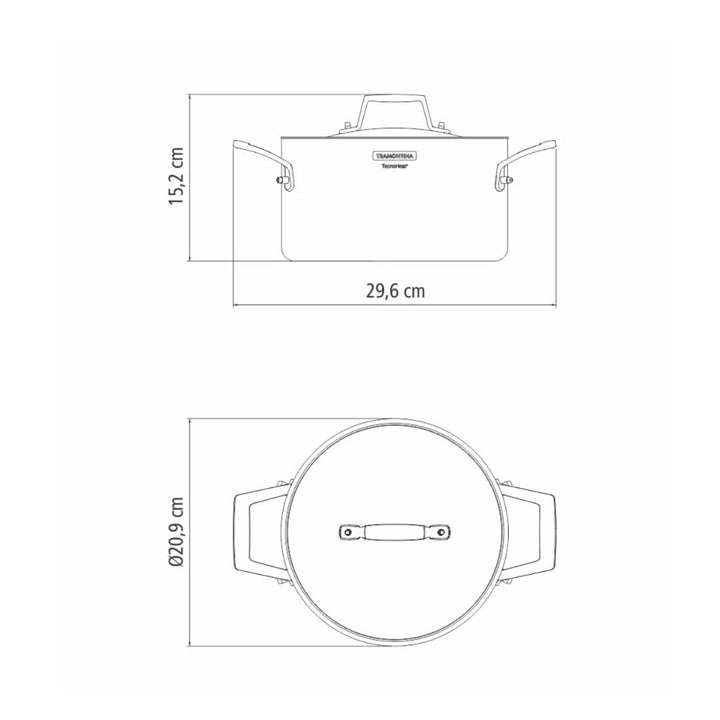 Tramontina Grano 20cm Casserole