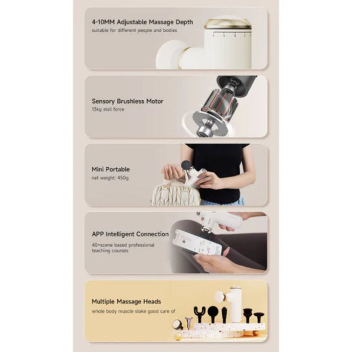 Beoka Cute X Max-a Mini Variable Amplitude Deep Muscle Massager