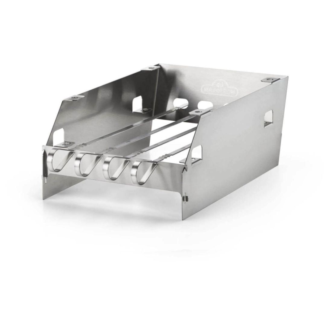 Napoleon Side Burner Windshield With Skewer Rack