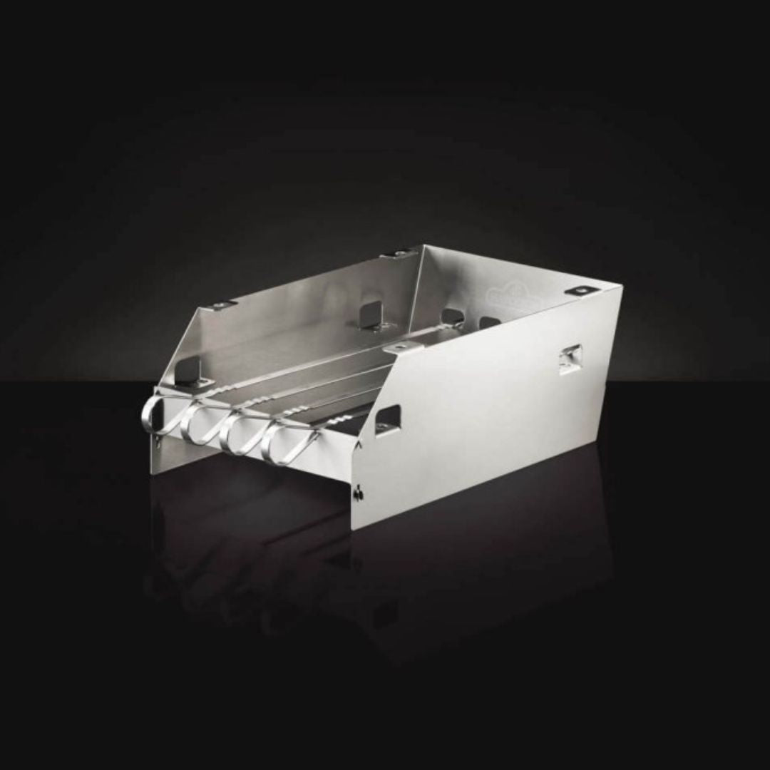 Napoleon Side Burner Windshield With Skewer Rack