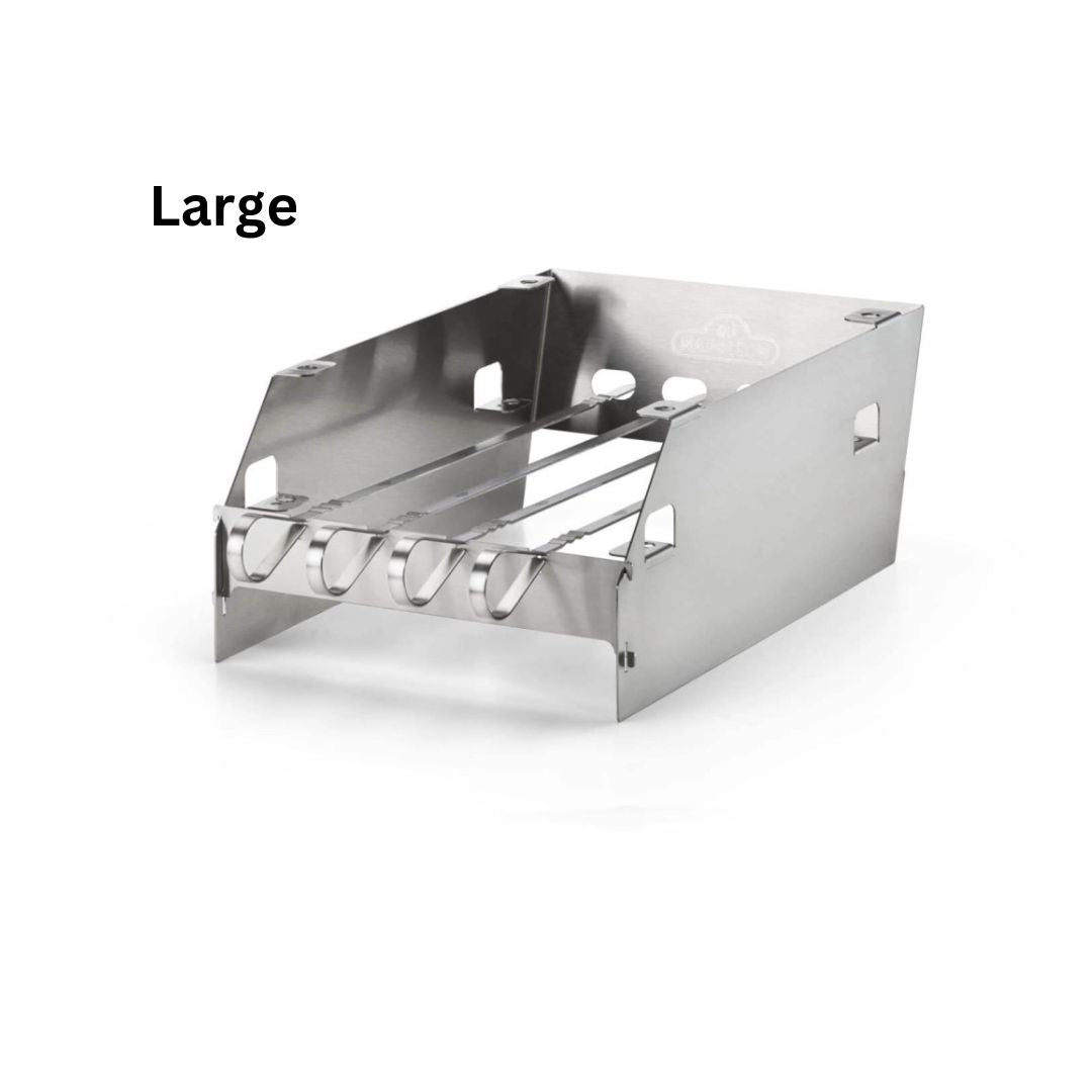 Napoleon Side Burner Windshield With Skewer Rack