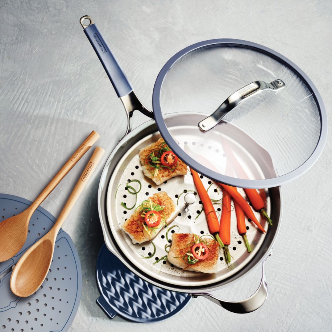 Tramontina All-In-One Plus 30cm 7 Pcs Wok Pan Set