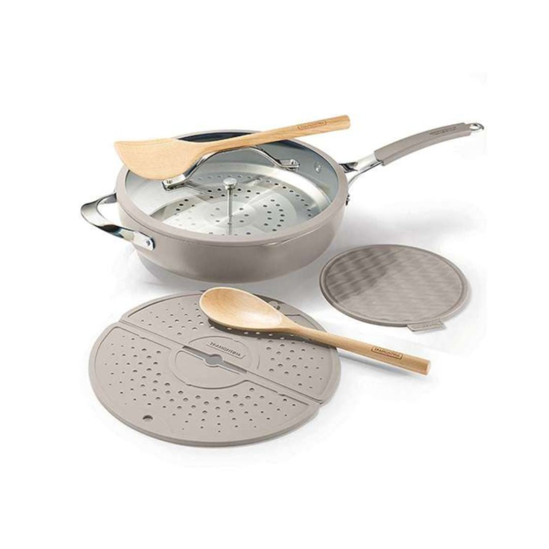 Tramontina All-In-One Plus 30cm 7 Pcs Wok Pan Set