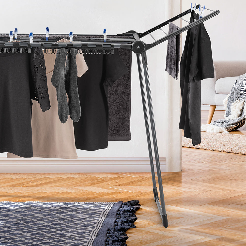 Leifheit Laundry Dryer Pegasus 150 Solid Slim Black