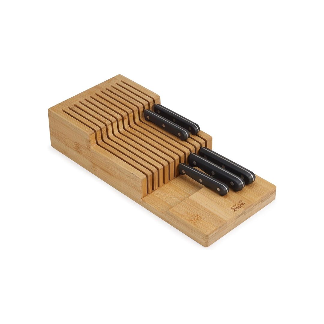 Joseph Joseph DrawerStore Bamboo 2 Tier Knife Organiser