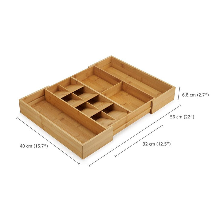 Joseph Joseph DrawerStore Bamboo Expanding Cutlery Organiser