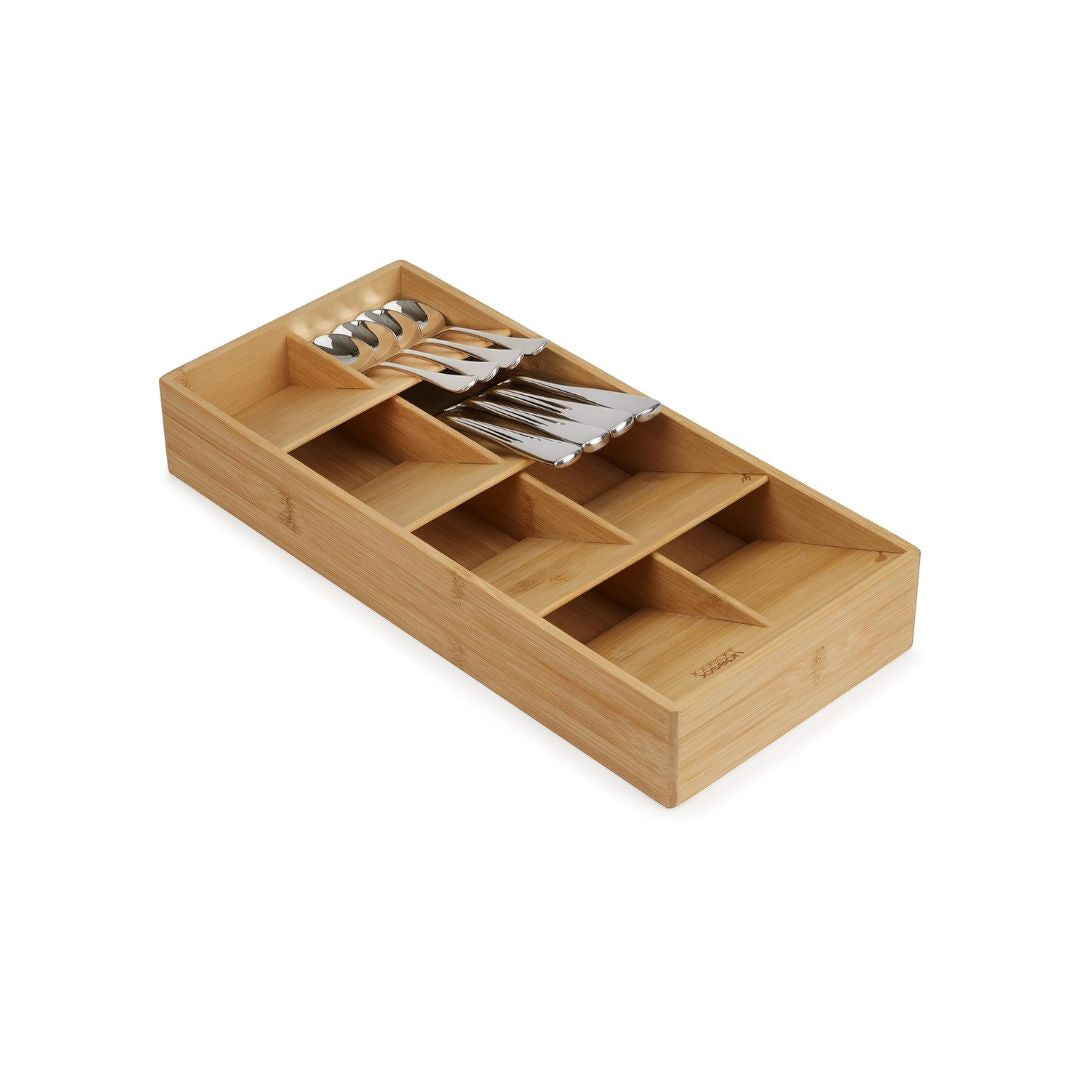 Joseph Joseph DrawerStore Bamboo Tiered Cutlery Orgainer