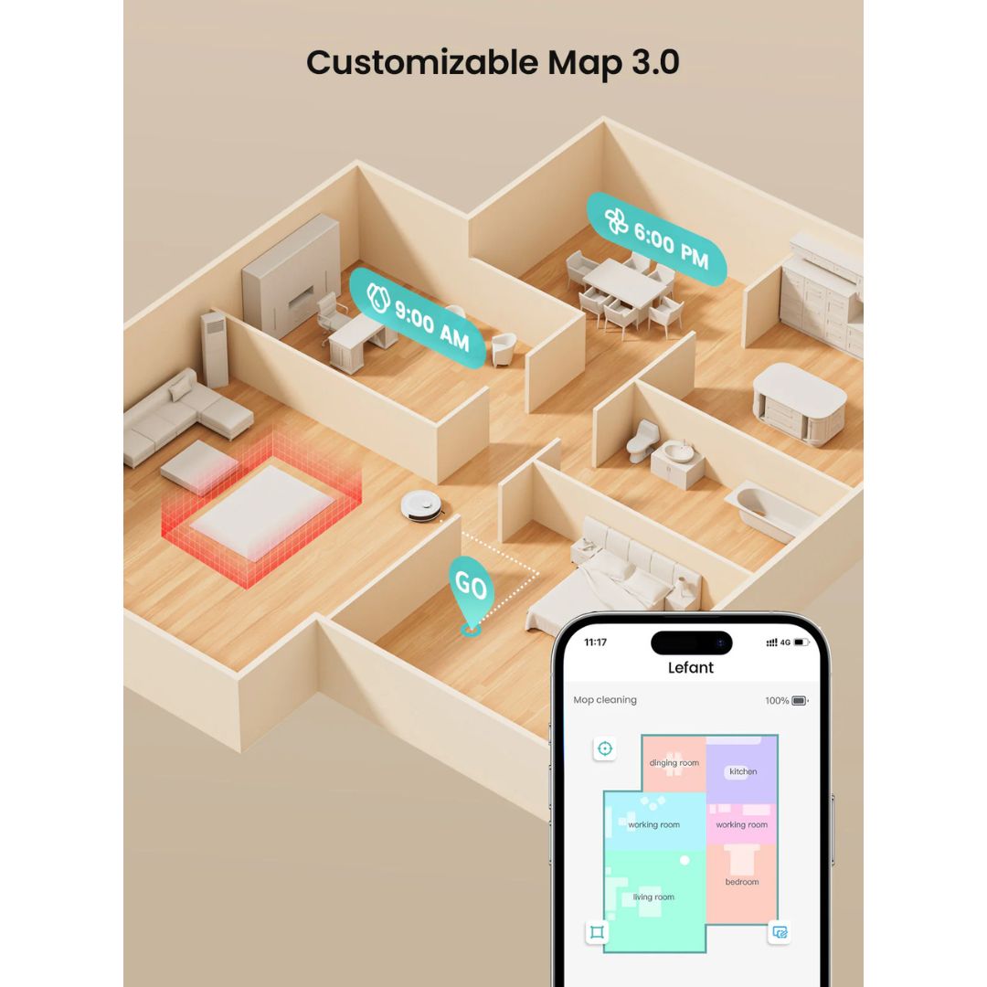 Lefant M2 Robot Vacuum Cleaner