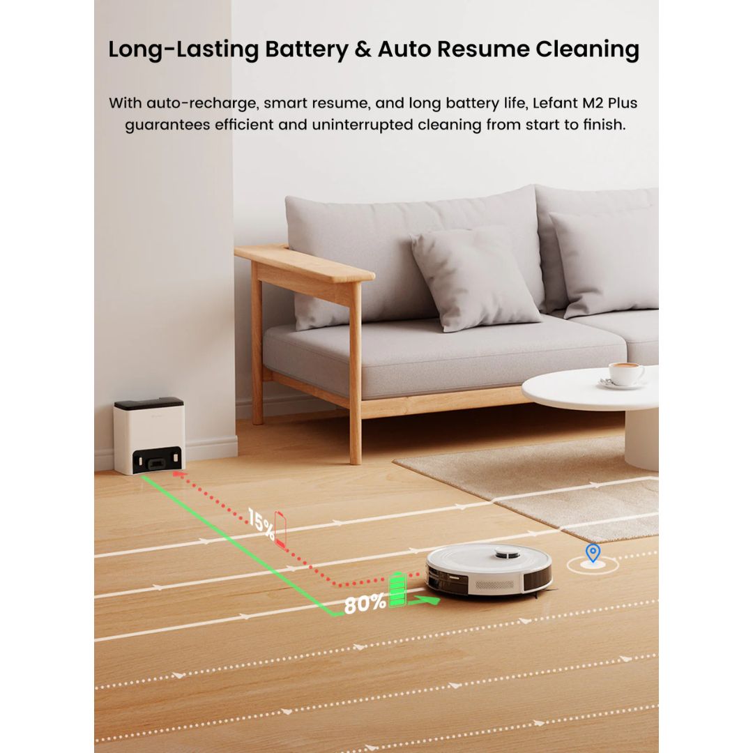 Lefant M2 Plus Robot Vacuum Cleaner