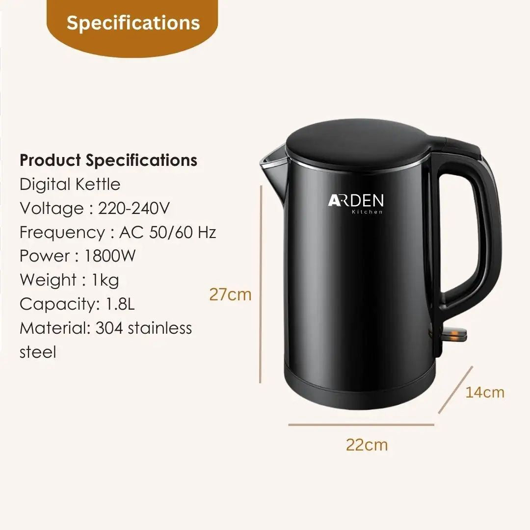 Arden Electric Kettle 1.8L