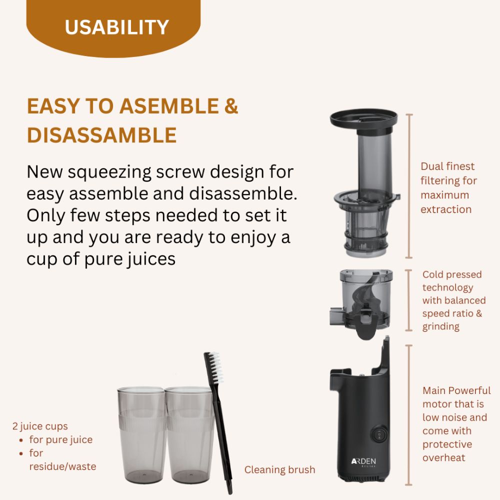 Arden Cold Press Slow Juicer
