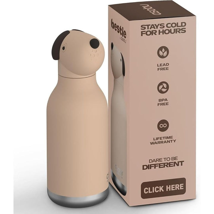 Asobu Besties Water Bottle | Stainless Steel Bottle 470ml | Santa/Snow Man/Reindeer