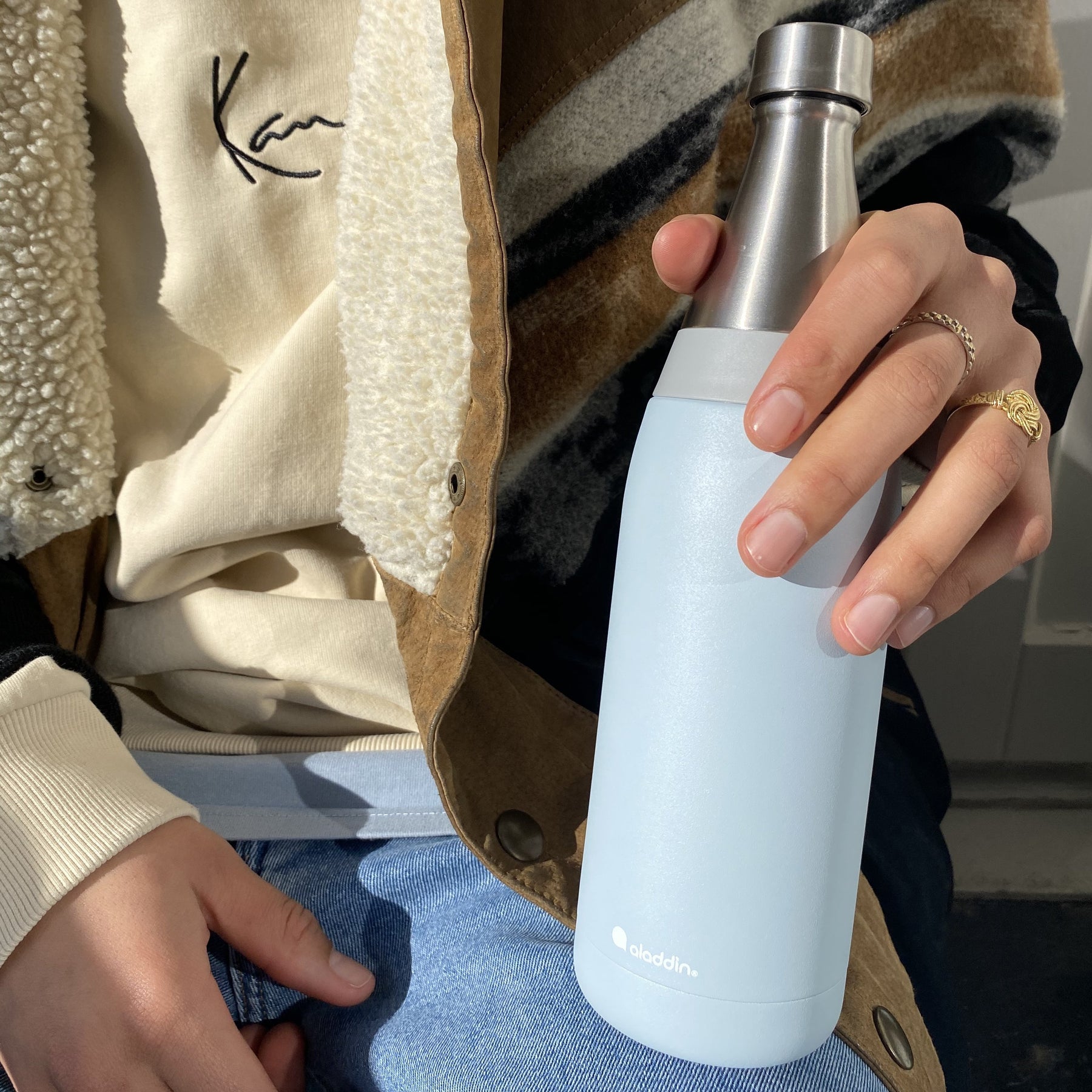 Botol Air Keluli Tahan Karat ALADDIN Fresco Thermavac 0.6L