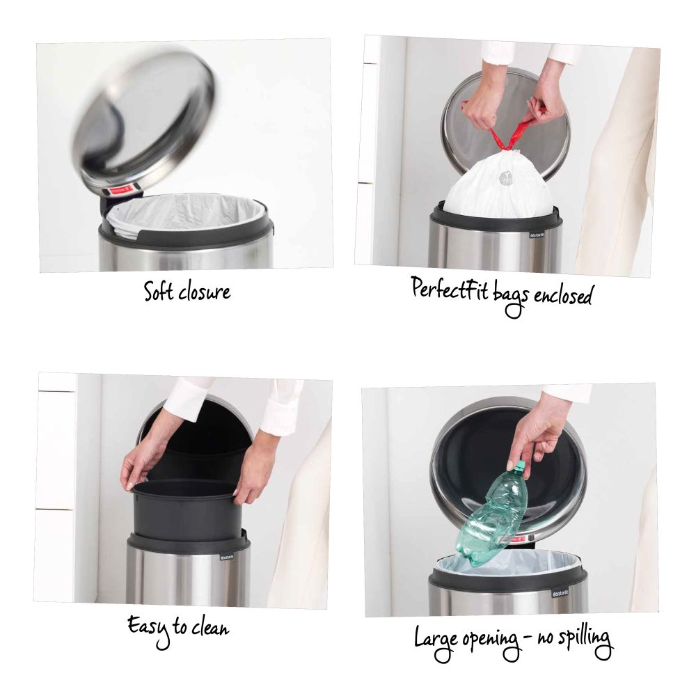 Brabantia NewIcon Pedal Bin 30L