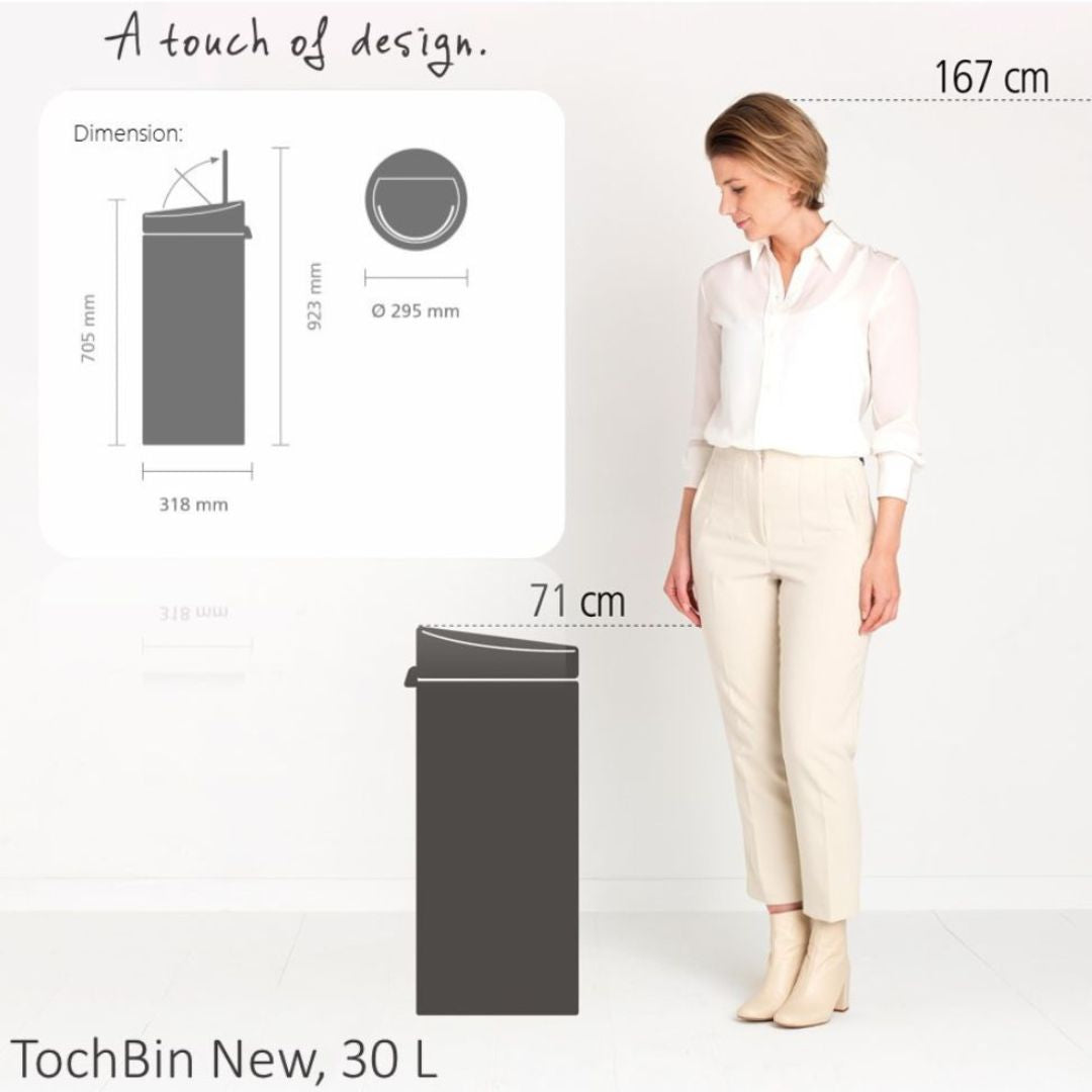 Brabantia Touch Bin New L 30L