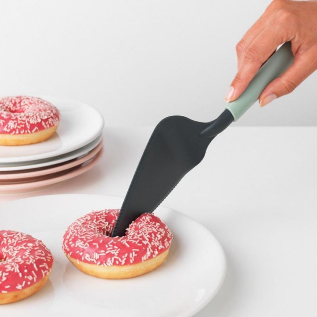 Brabantia Tasty+ Cake Server with Cutting Edge