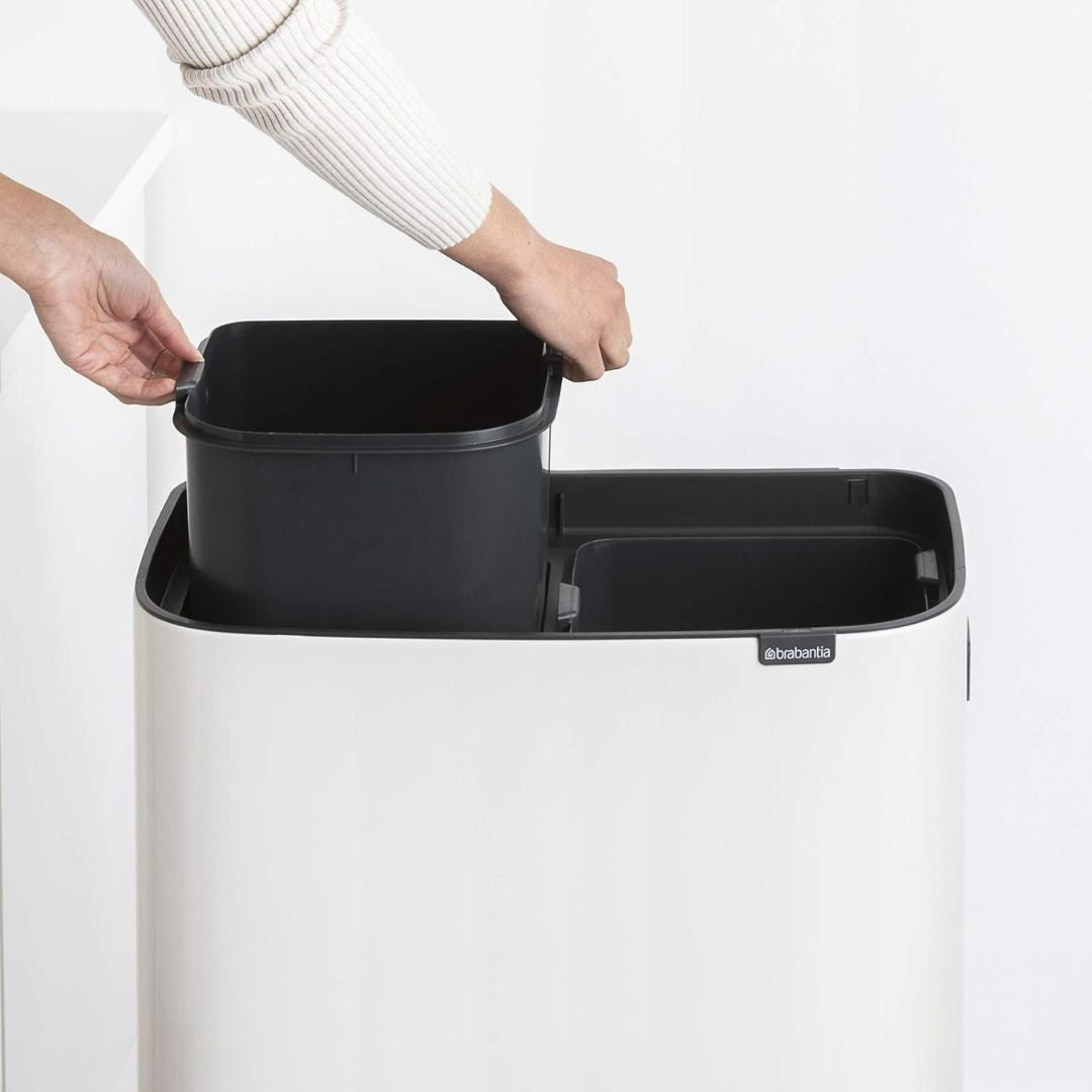 Brabantia Bo Touch Bin Hi with 2 Inner Buckets