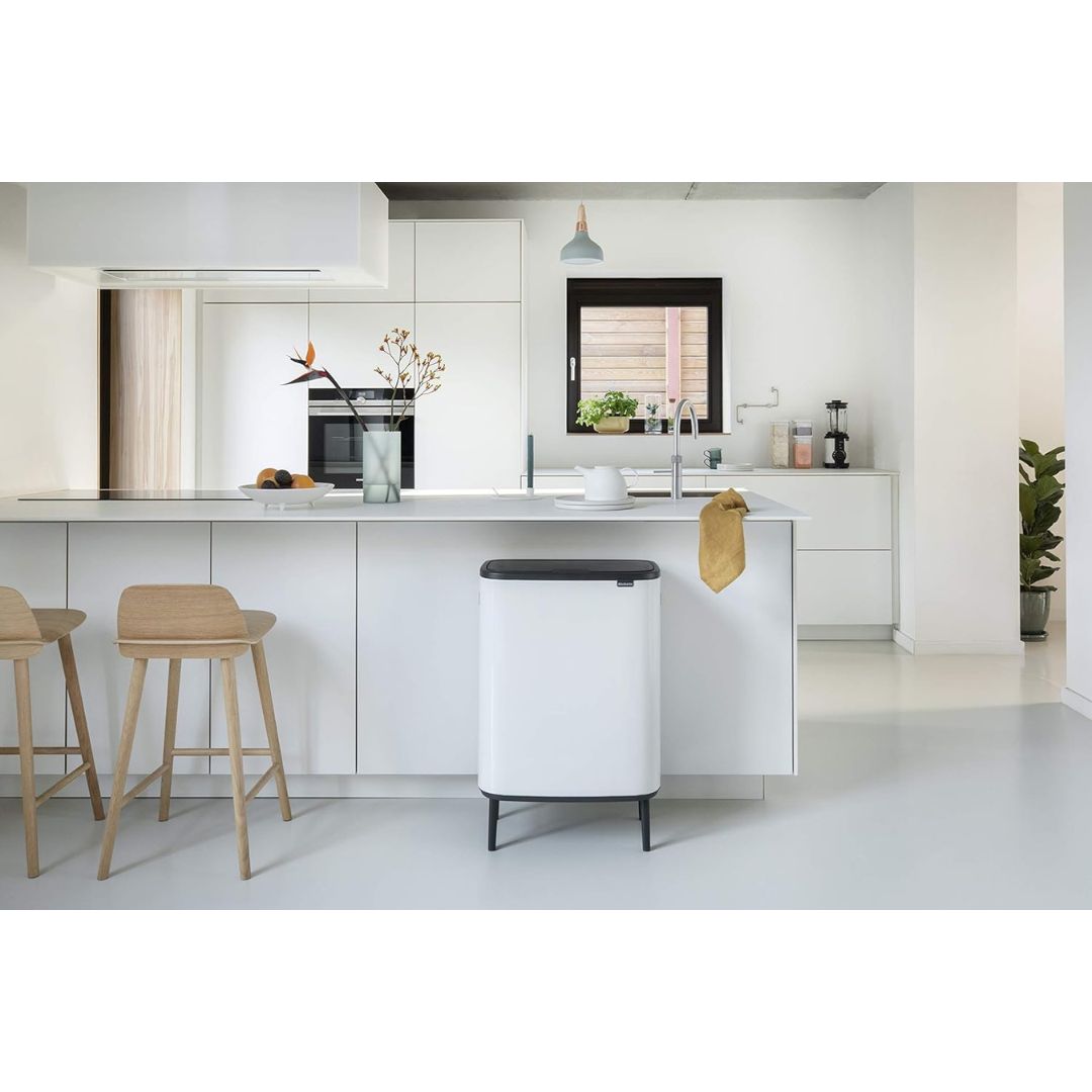 Brabantia Bo Touch Bin Hi with 2 Inner Buckets