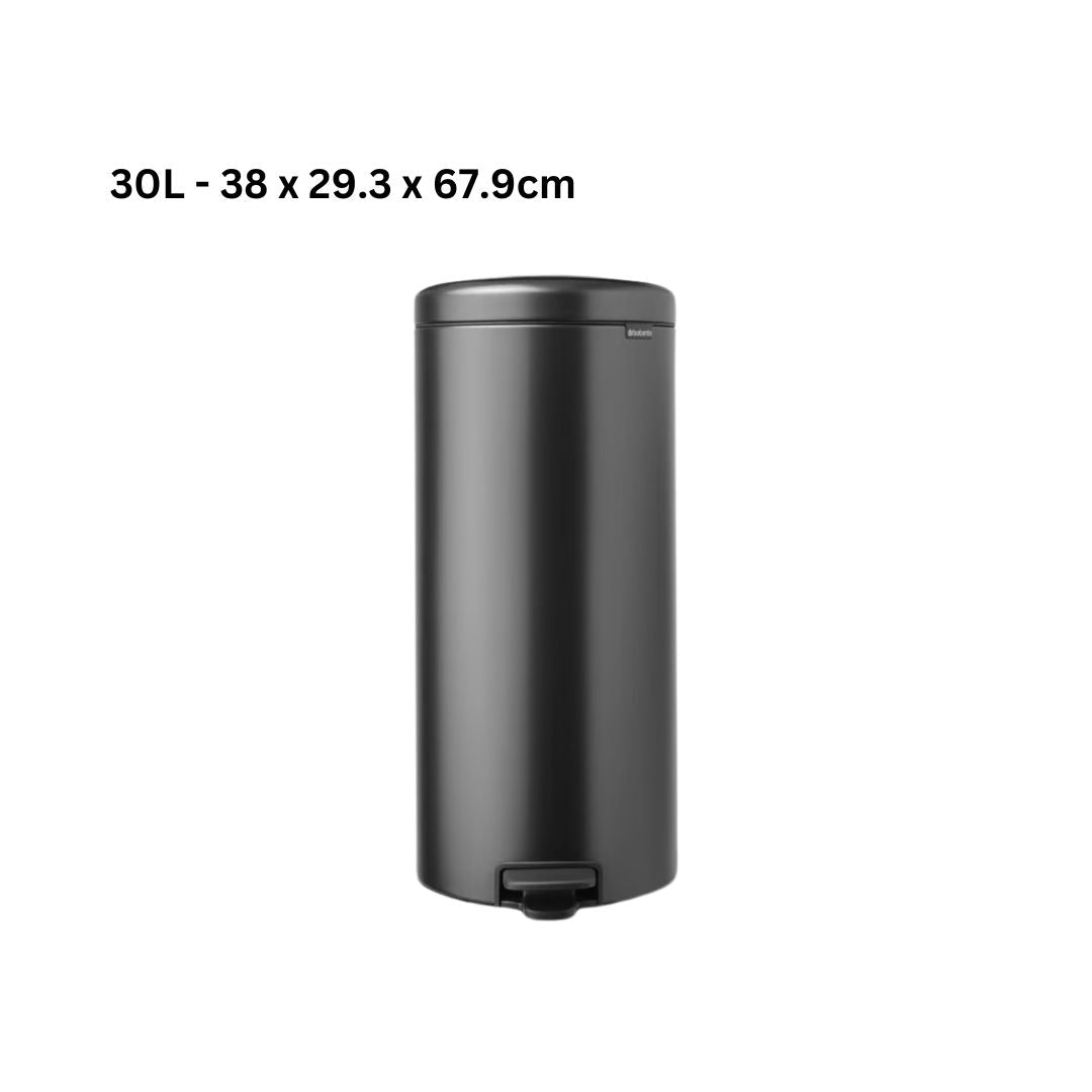 Brabantia Pedal Bin Newicon Soft Closing Confident Grey