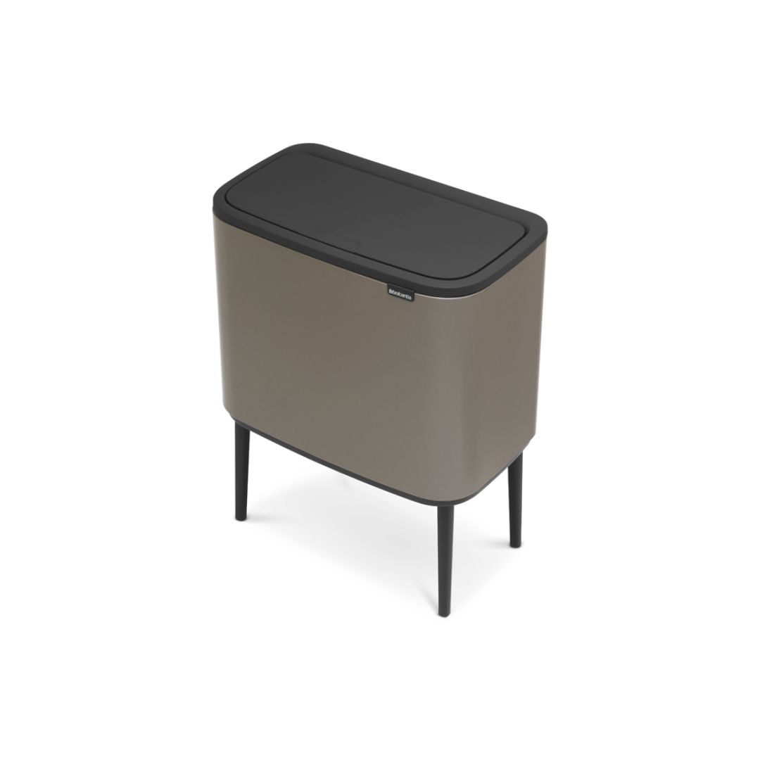 Brabantia Bo Touch Bin with 36 L Inner Bucket Platinum