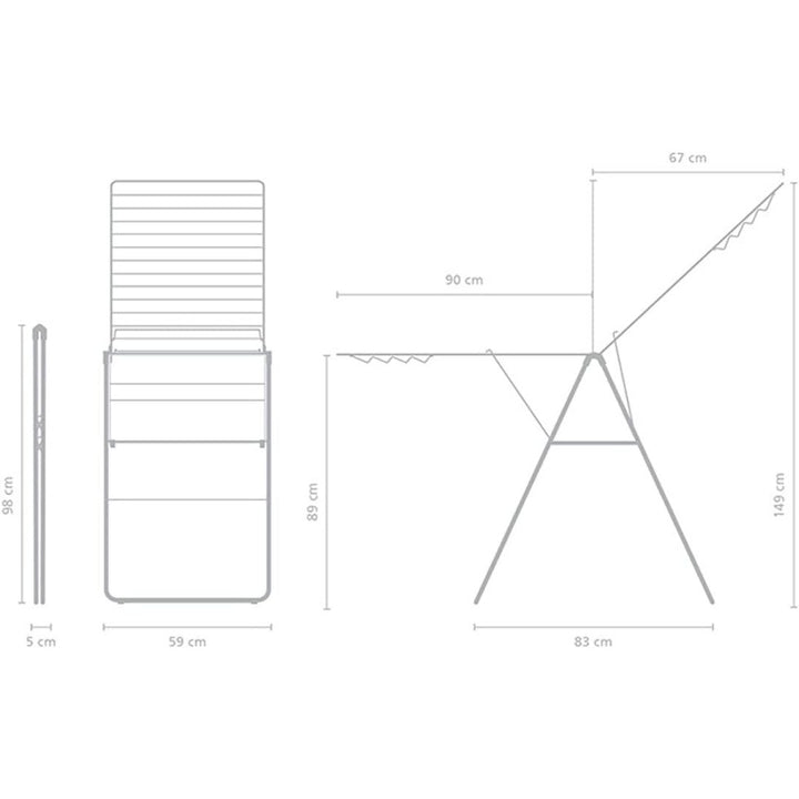 Brabantia Hangon 25M Drying Rack