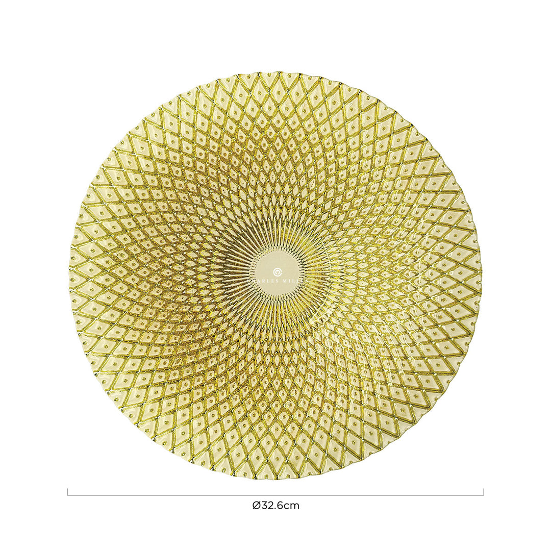 Charles Millen Signature Collection Glam Series Soleil Accent Plate