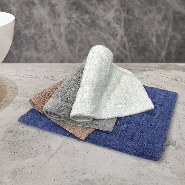 Charles Millen Signature Collection Huella Super Soft Cotton Tufted Mat with Anti-Slip Backing