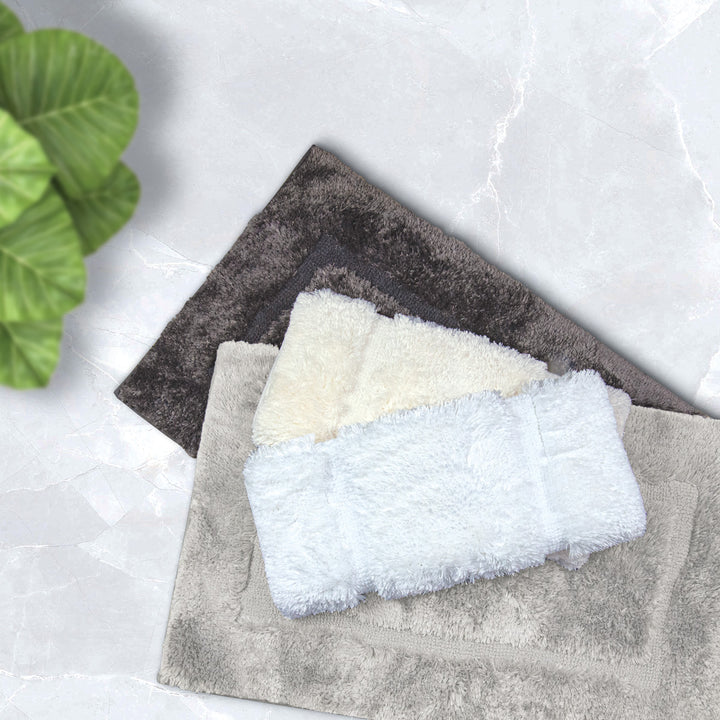 Charles Millen Signature Collection Lush Microfibre Yarn Tufted Mat with Anti-Slip Backing 80x50cm