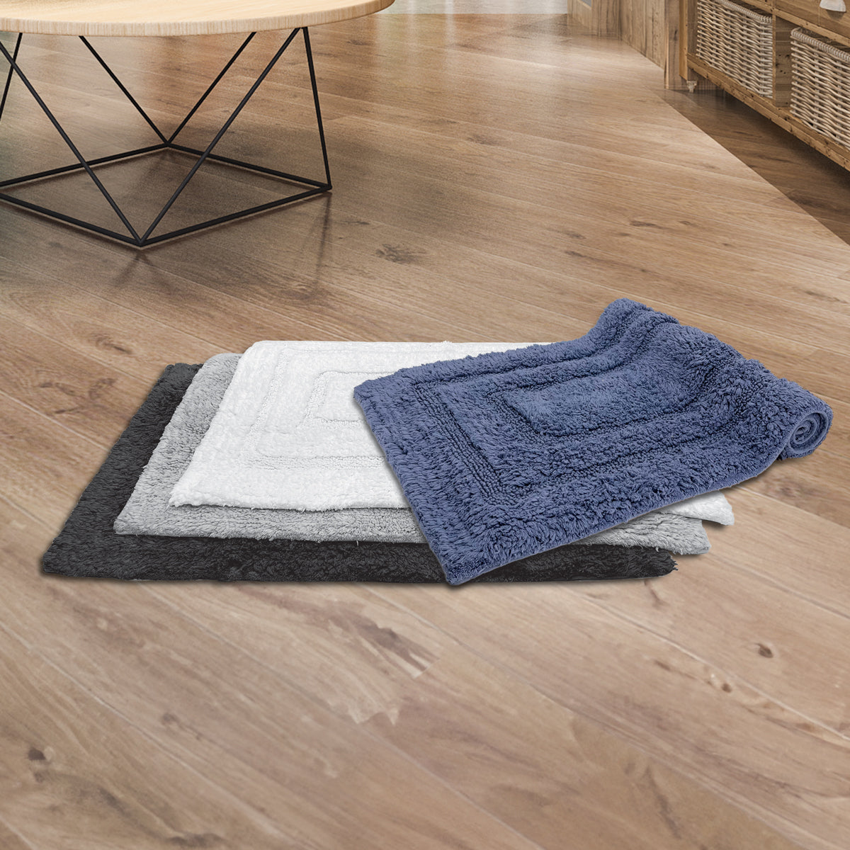 Charles Millen Signature Collection Maxell Super Soft Cotton Tufted Mat with Anti-Slip Backing 80x50cm