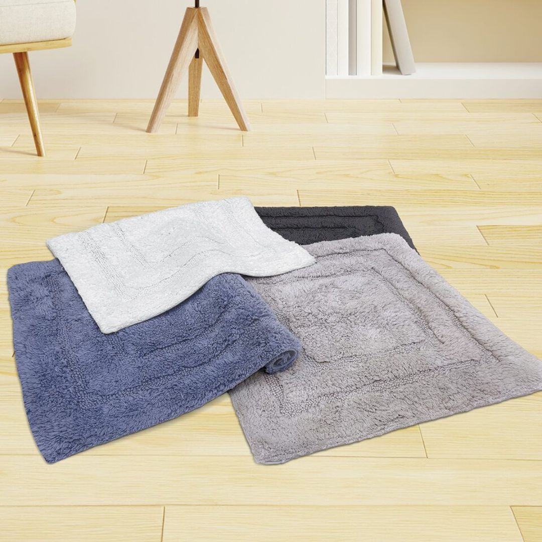 Charles Millen Signature Collection Maxell Super Soft Cotton Tufted Mat with Anti-Slip Backing 60x60cm