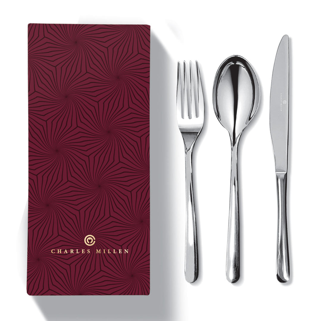 Charles Millen Signature Collection Pelissier Stainless Steel Cutlery Set
