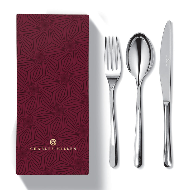 Charles Millen Signature Collection Pelissier Stainless Steel Cutlery Set
