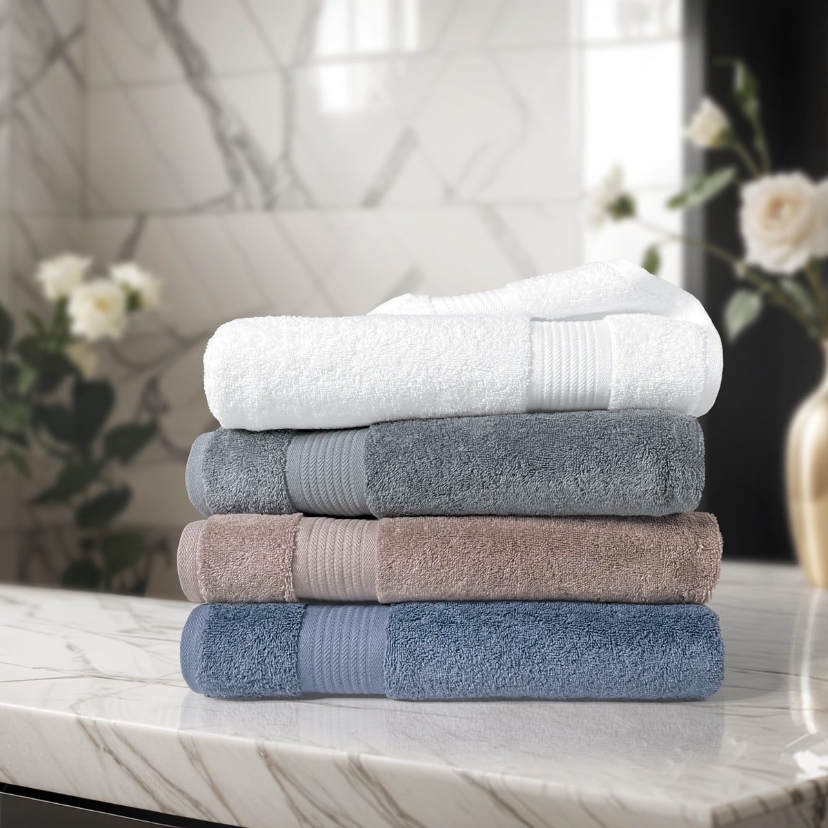 Charles Millen Signature Collection Riviere Turkish Luxe Cotton Bath Towel