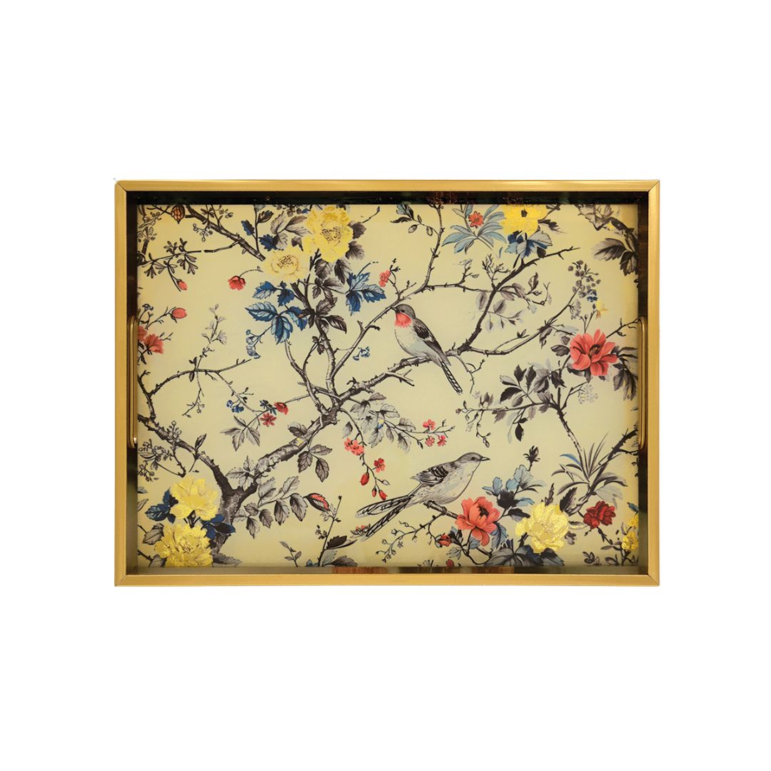 Charles Millen Signature Collection Voila Series Sylvienne Rectangular Serving Tray