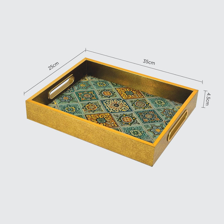 Charles Millen Signature Collection Voila Series Tessa Rectangular Serving Tray