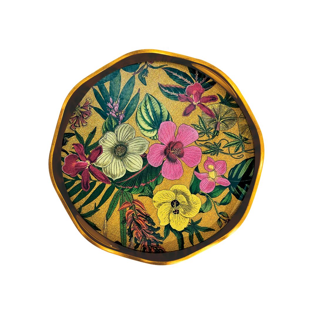 Charles Millen Signature Collection Voila Series Vassa Round Serving Tray