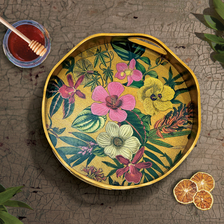 Charles Millen Signature Collection Voila Series Vassa Round Serving Tray