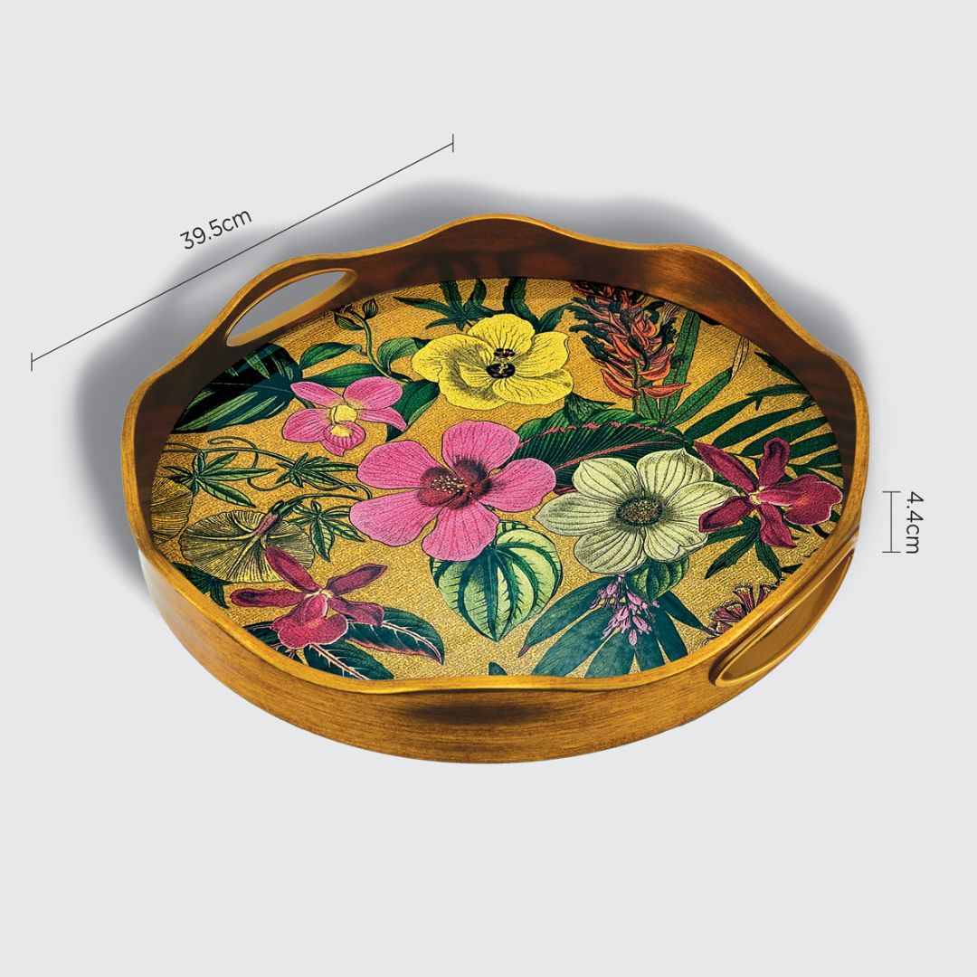 Charles Millen Signature Collection Voila Series Vassa Round Serving Tray