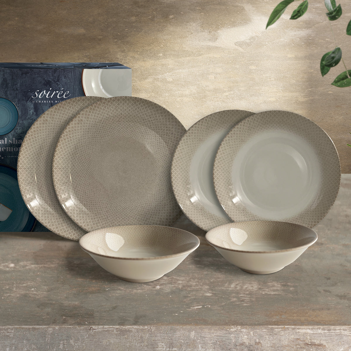 Soiree Chique 6 Piece Dining Set Arcadia