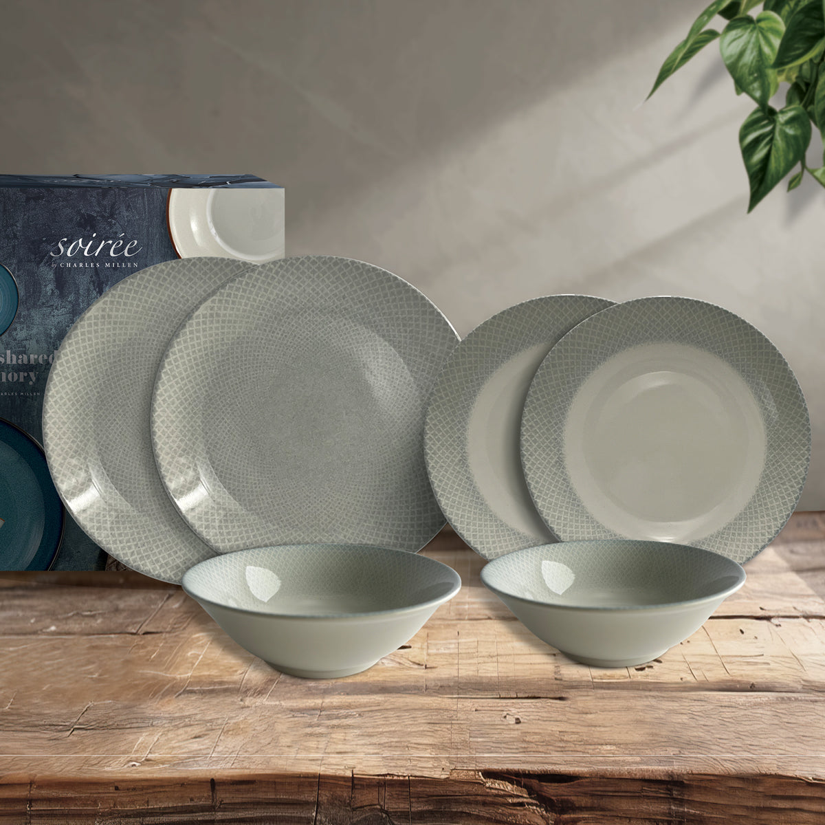 Soiree Chique 6 Piece Dining Set Arcadia