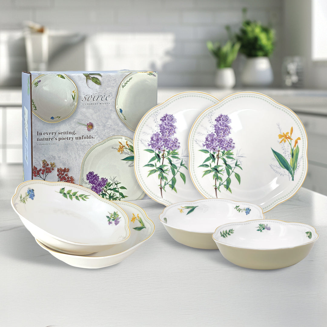Soiree Botanique 6 Piece Dining Set