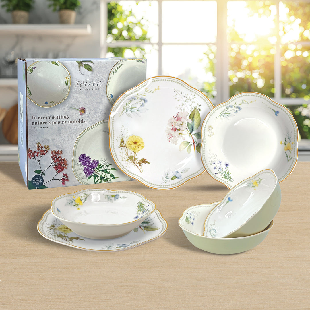 Soiree Botanique 6 Piece Dining Set