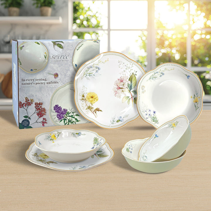Soiree Botanique 6 Piece Dining Set