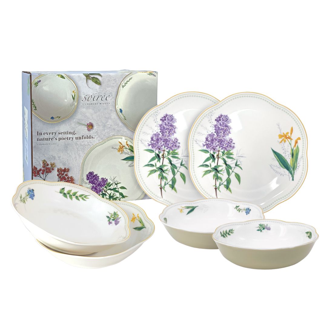 Soiree Botanique 6 Piece Dining Set