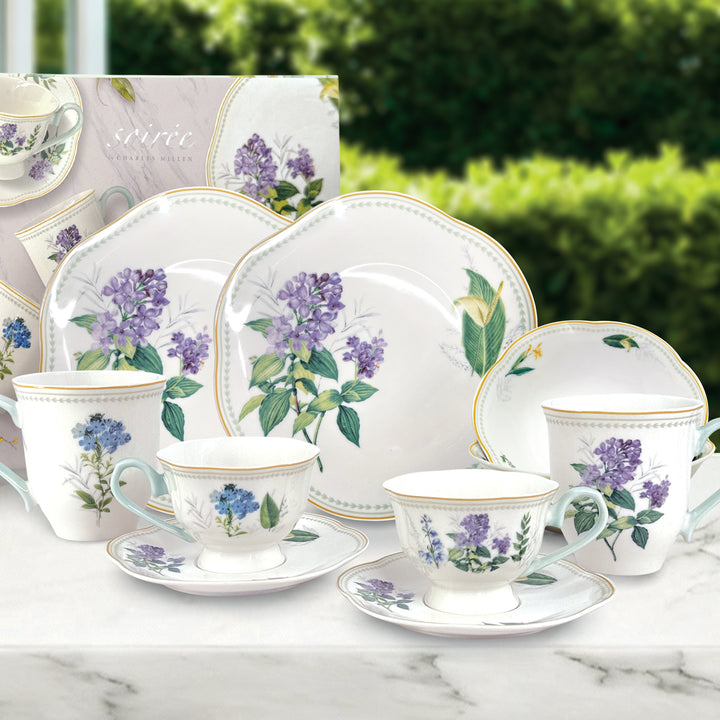 Soiree Botanique 8 Piece Garden Tea Set