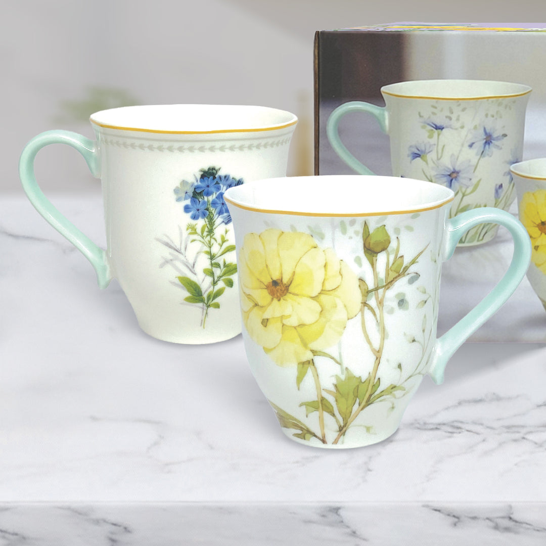 Soiree Botanique 2 Piece Tea/Coffee Mug Set