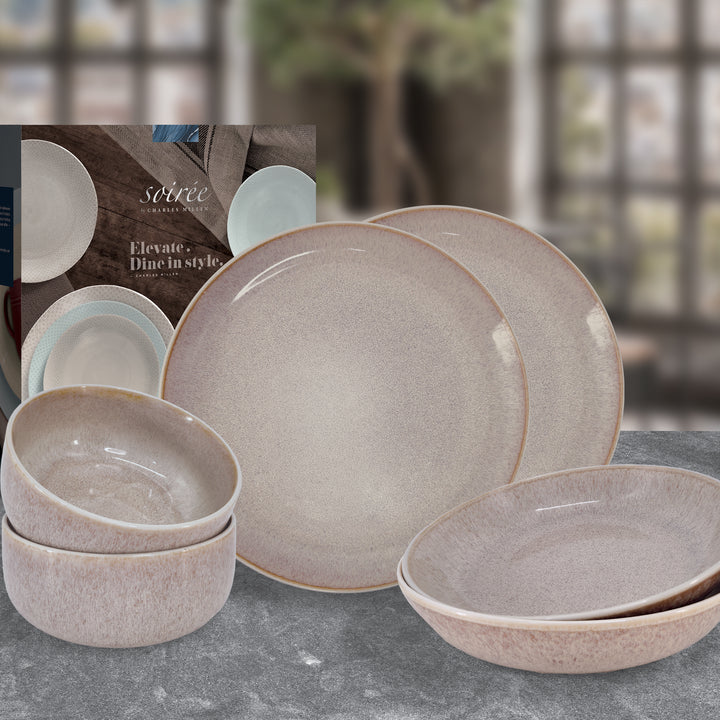 Soiree Chique 6 Piece Dining Set Glisten