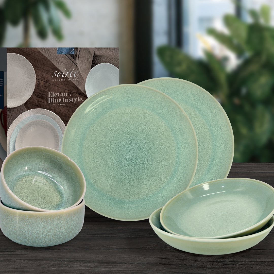 Soiree Chique 6 Piece Dining Set Glisten