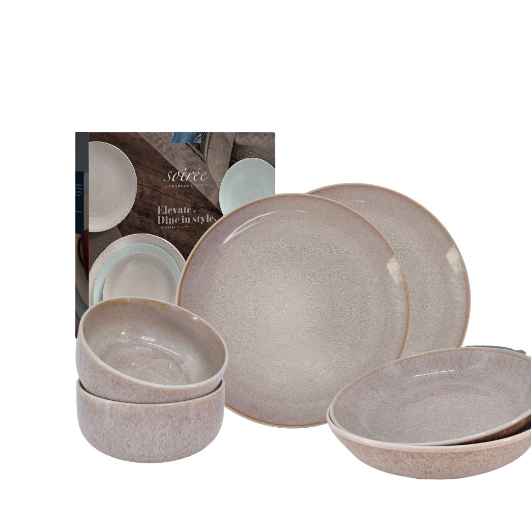 Soiree Chique 6 Piece Dining Set Glisten
