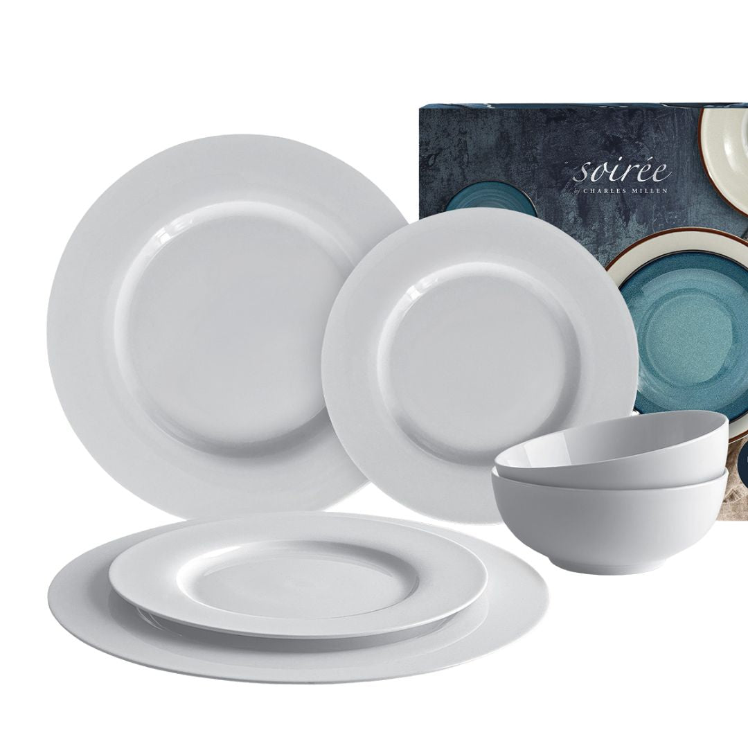 Soiree Chique 6 Piece Dining Set Weiss